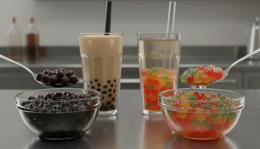 Perles de tapioca vs Popping Boba