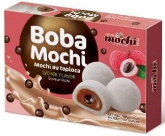 Boba Mochi d'arôme Litchi