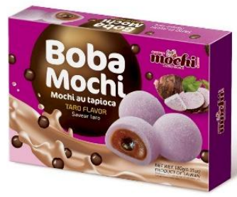 Boba Mochi d'arôme Taro