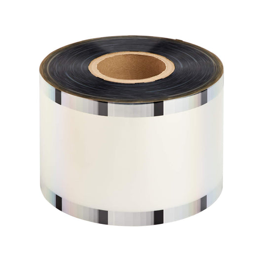 Pack of 6 plastic film rolls for cup sealing