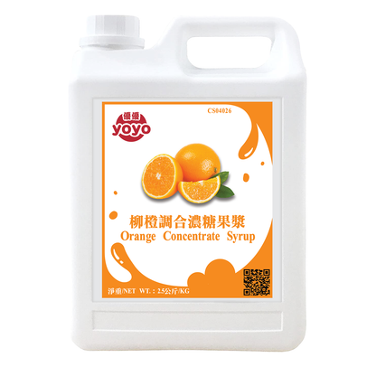 Sirop d'Orange Bidon 2,5kg